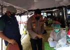 Pradi Pantau Langsung Rapid Test Massal Anggota Polres Depok