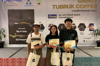 Barista Santri Coffee Sabet Juara Satu Garut Tubruk Coffee Championship 2024